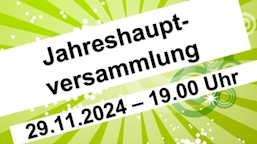 Jahreshauptversammlung