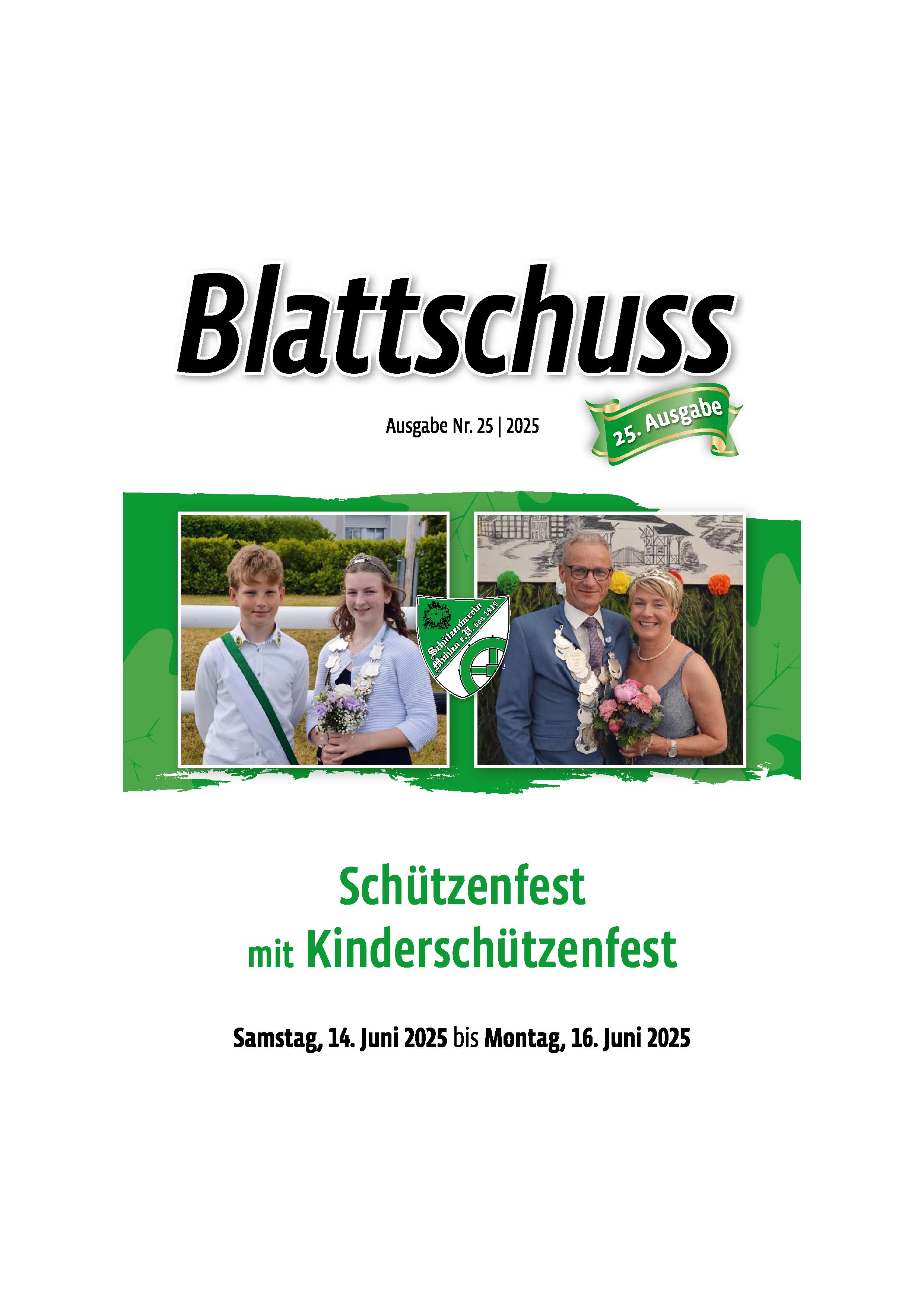 2025 Blattschuss